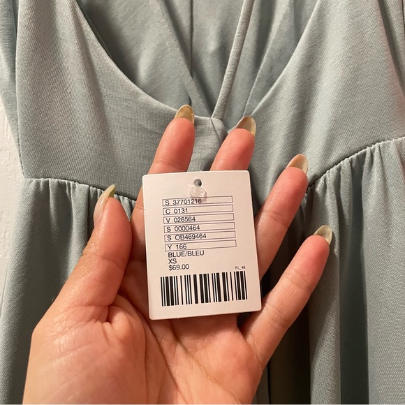 NWT urban outfitters silence + noise blue cami romper size xs - Picture 7 of 7